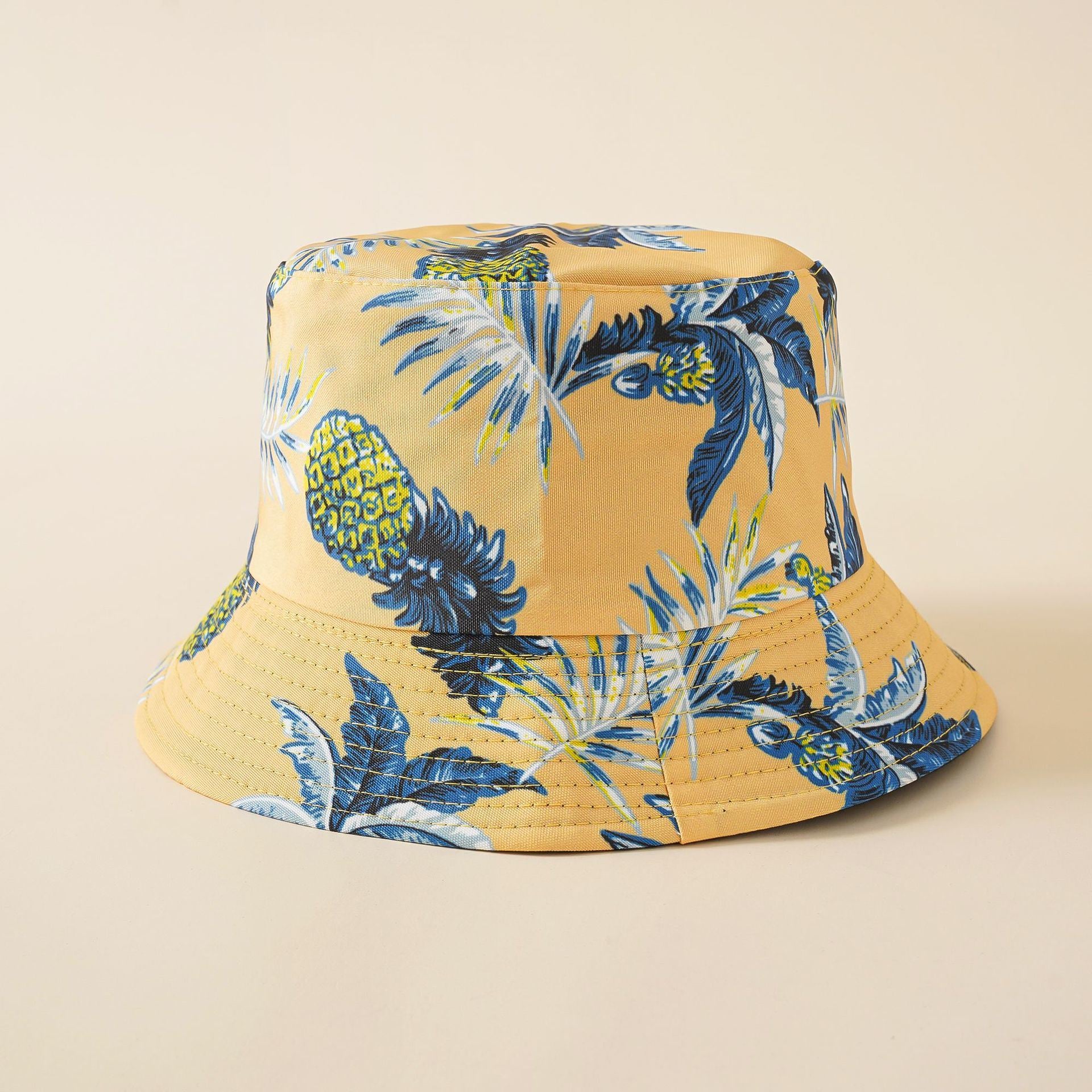 Hat new tropical print fruit pattern fisherman hat women summer lemon sports sunshade hat casual basin hat Doba